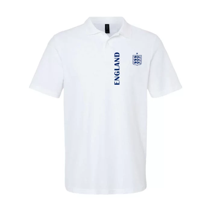 England Football Crest Softstyle Adult Sport Polo