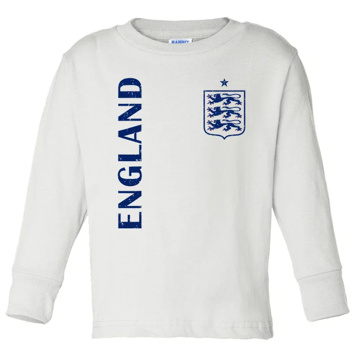 England Football Crest Toddler Long Sleeve Shirt