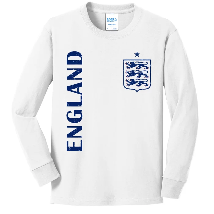 England Football Crest Kids Long Sleeve Shirt