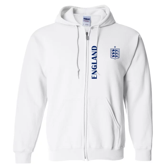 England Football Crest Full Zip Hoodie