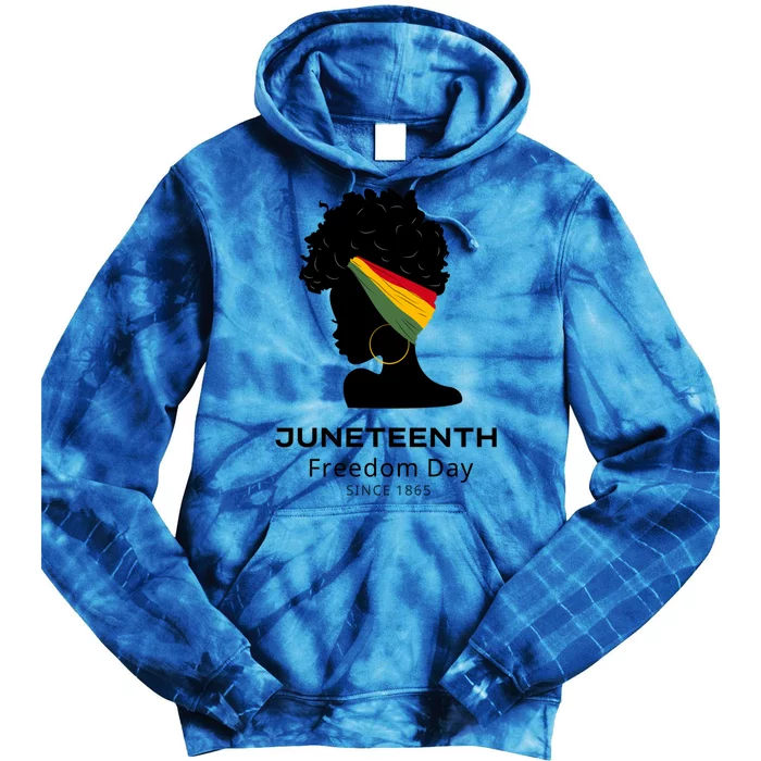 Empowering Freedom Celebrate Junenth Queen With Style Cute Gift Tie Dye Hoodie