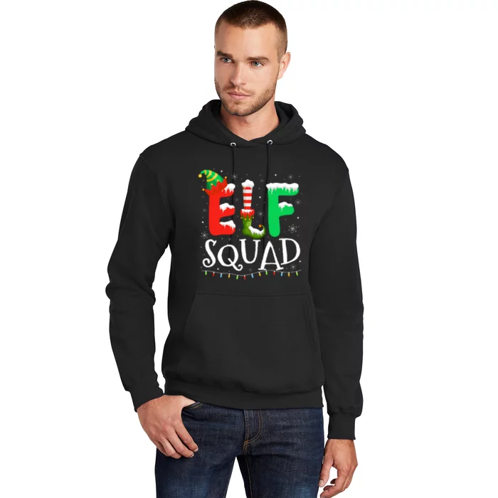 Elf Family Christmas Matching Pajamas Xmas Elf Squad Hoodie