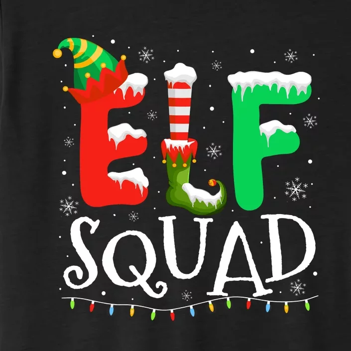 Elf Family Christmas Matching Pajamas Xmas Elf Squad ChromaSoft Performance T-Shirt