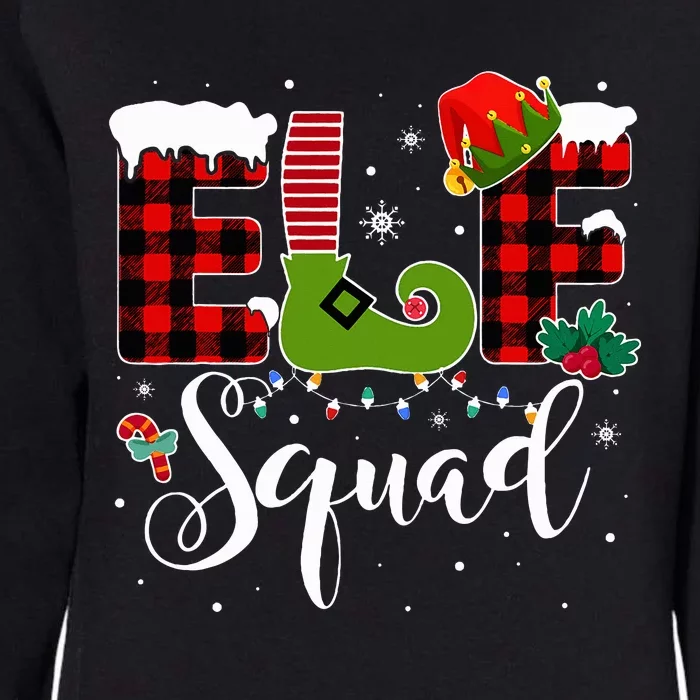 Elf Family Christmas Matching Pajamas XMas Elf Squad Womens California Wash Sweatshirt