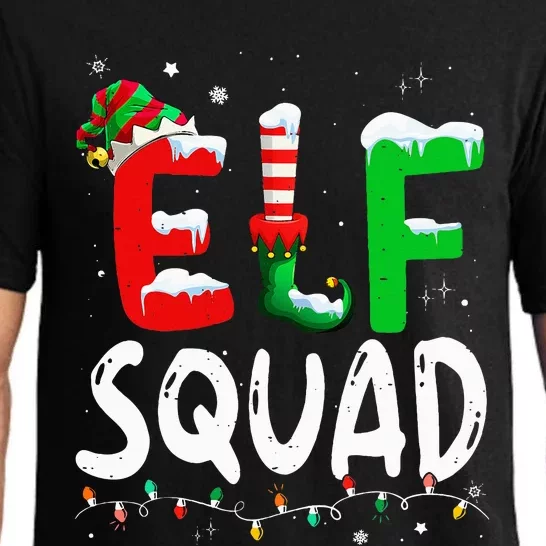 Elf Family Christmas Matching Pajamas Xmas Elf Squad Pajama Set