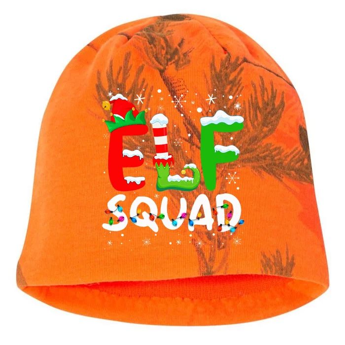 Elf Family Christmas Matching Pajamas XMas Elf Squad Kati - Camo Knit Beanie