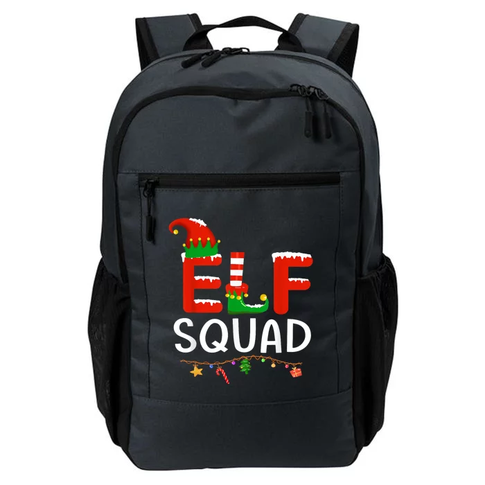 Elf Family Christmas Matching Pajamas XMas Elf Squad Daily Commute Backpack