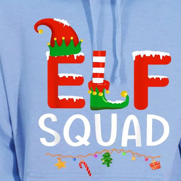 Elf Family Christmas Matching Pajamas XMas Elf Squad Unisex Surf Hoodie