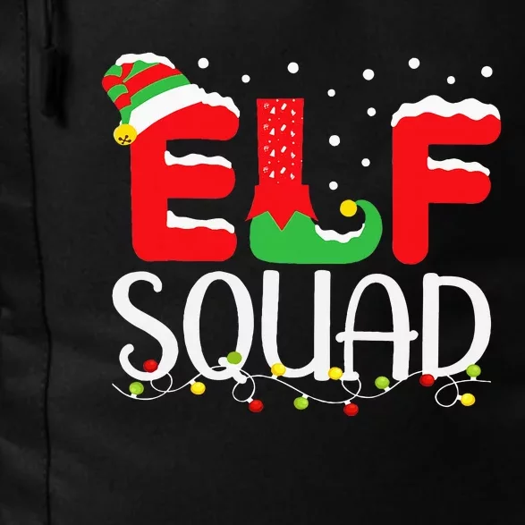 Elf Family Christmas Matching Pajamas Xmas Elf Squad Daily Commute Backpack