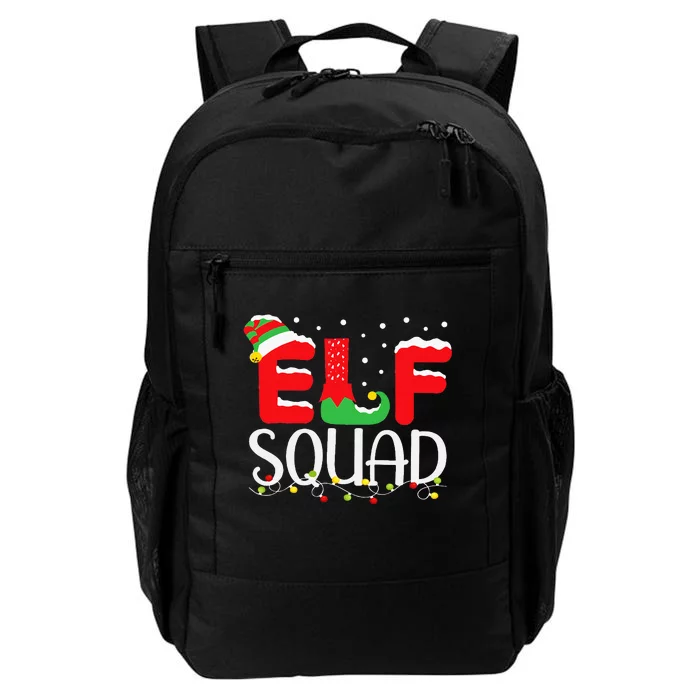 Elf Family Christmas Matching Pajamas Xmas Elf Squad Daily Commute Backpack