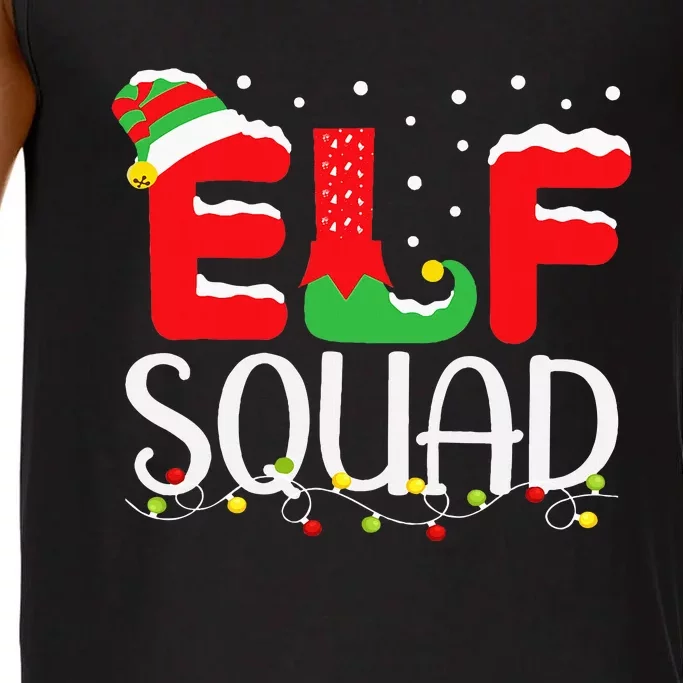 Elf Family Christmas Matching Pajamas Xmas Elf Squad Comfort Colors® Tank Top