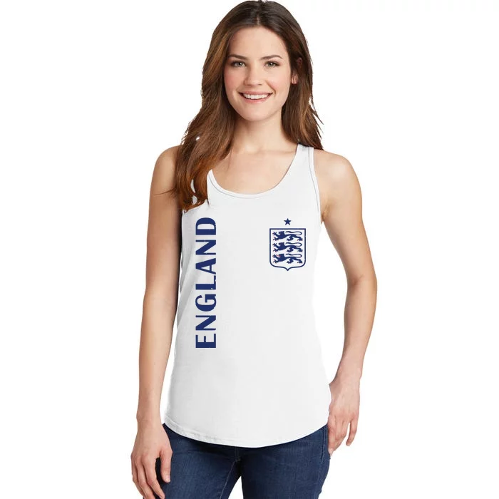 England Football Crest Ladies Essential Tank