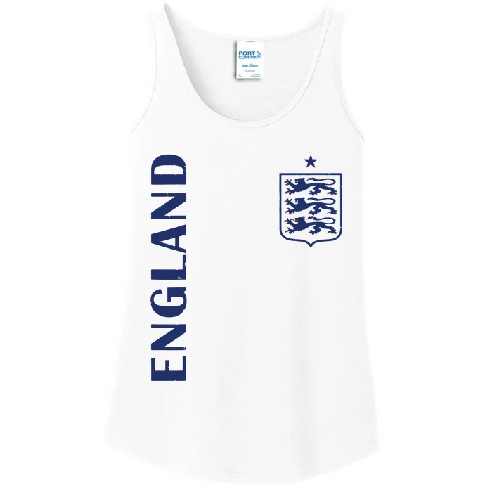 England Football Crest Ladies Essential Tank