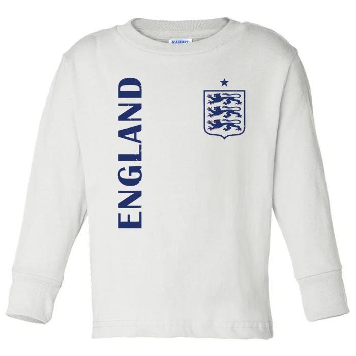 England Football Crest Toddler Long Sleeve Shirt