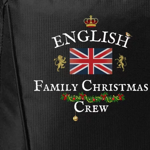 English Family Christmas Crew British Flag Xmas Meaningful Gift City Backpack