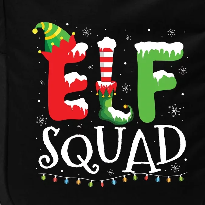 Elf Family Christmas Matching Pajamas Xmas Elf Squad Impact Tech Backpack