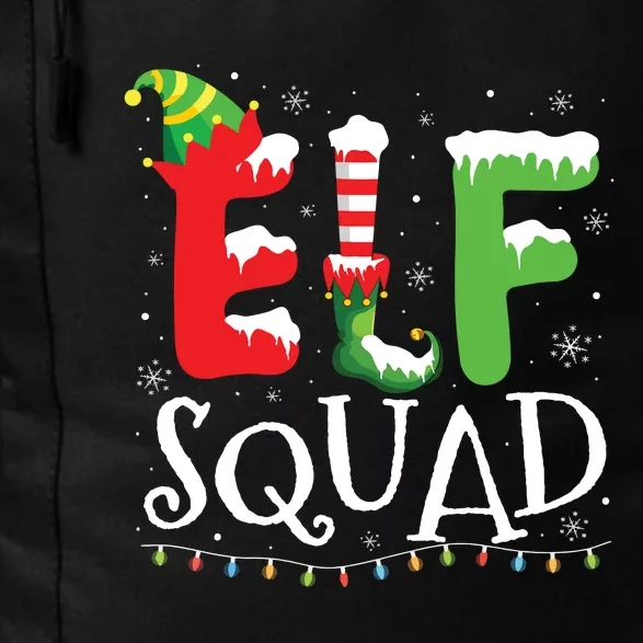 Elf Family Christmas Matching Pajamas Xmas Elf Squad Daily Commute Backpack