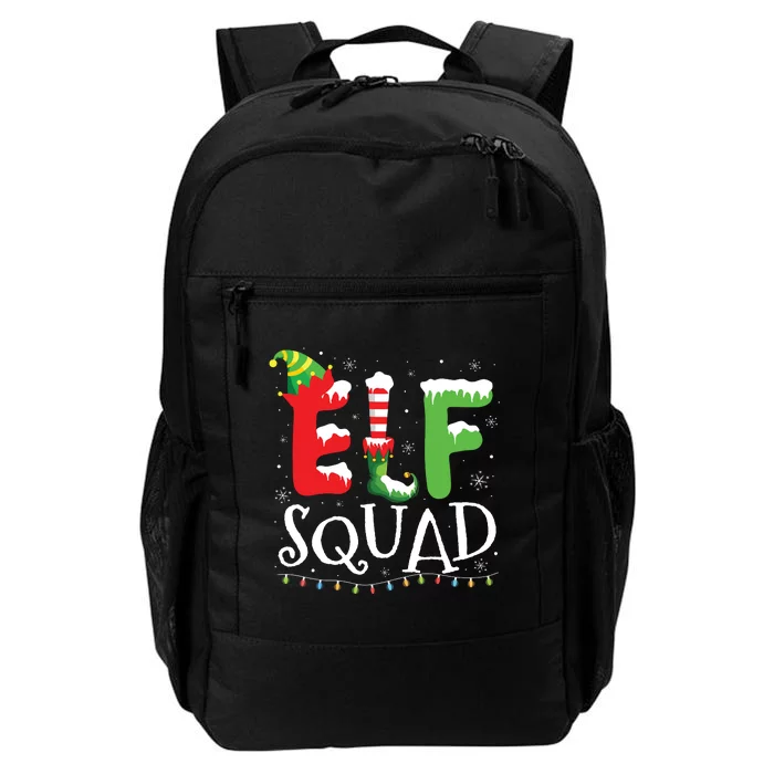 Elf Family Christmas Matching Pajamas Xmas Elf Squad Daily Commute Backpack