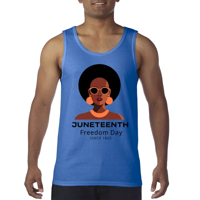 Empowering Freedom Celebrate Junenth Queen With Style Gift Tank Top