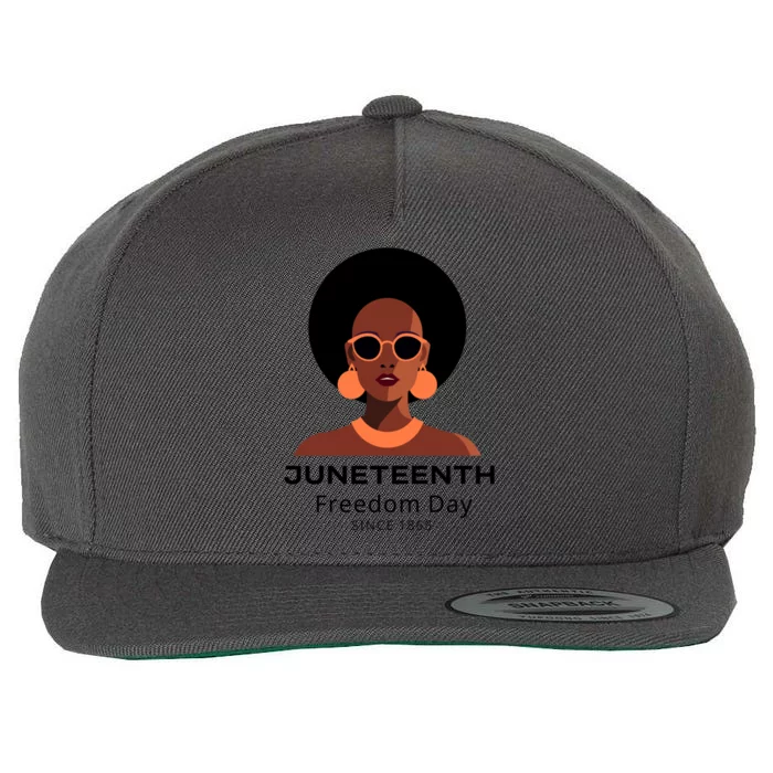 Empowering Freedom Celebrate Junenth Queen With Style Gift Wool Snapback Cap