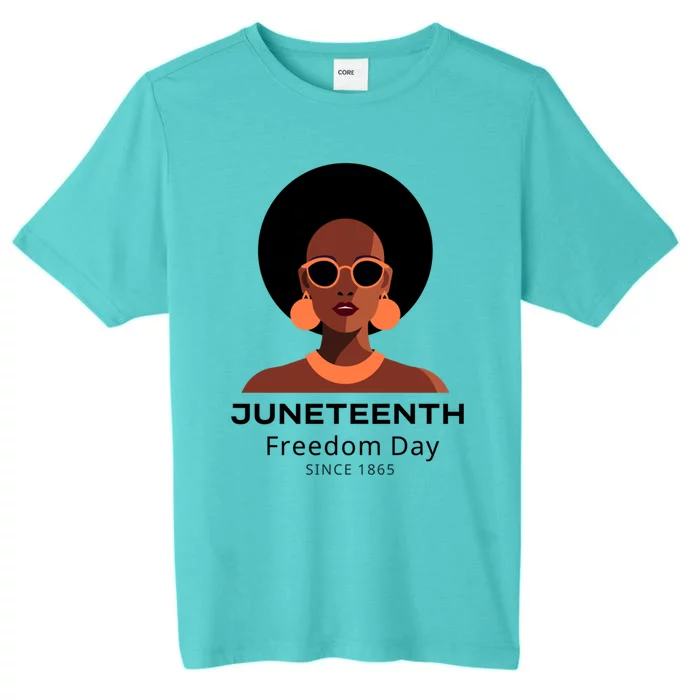 Empowering Freedom Celebrate Junenth Queen With Style Gift ChromaSoft Performance T-Shirt