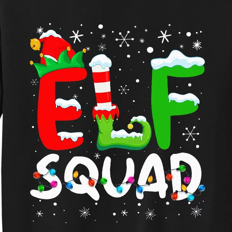 Elf Family Christmas Matching Pajamas Xmas Elf Squad Sweatshirt