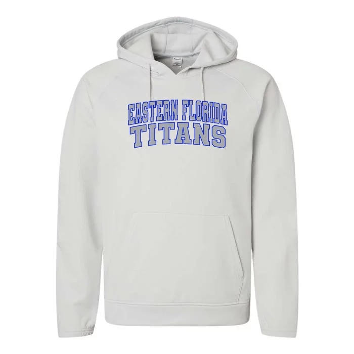 Eastern Florida College Titan Performance Fleece Hoodie