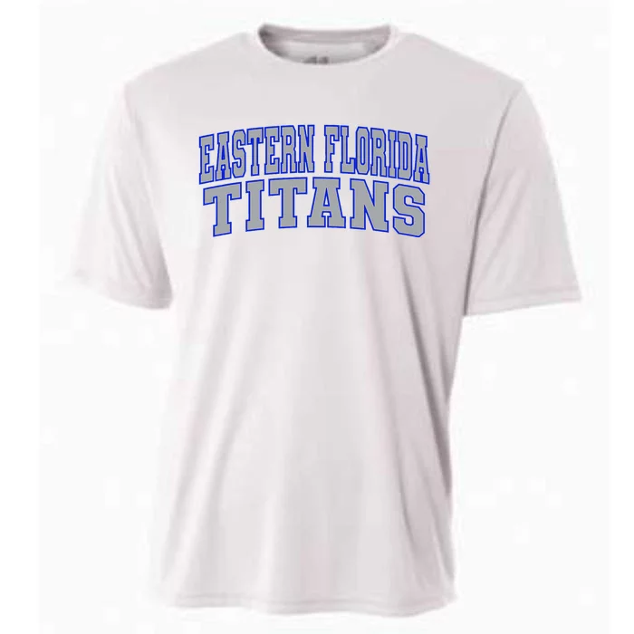 Eastern Florida College Titan Cooling Performance Crew T-Shirt