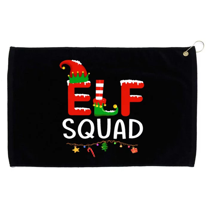 Elf Family Christmas Matching Pajamas Xmas Grommeted Golf Towel