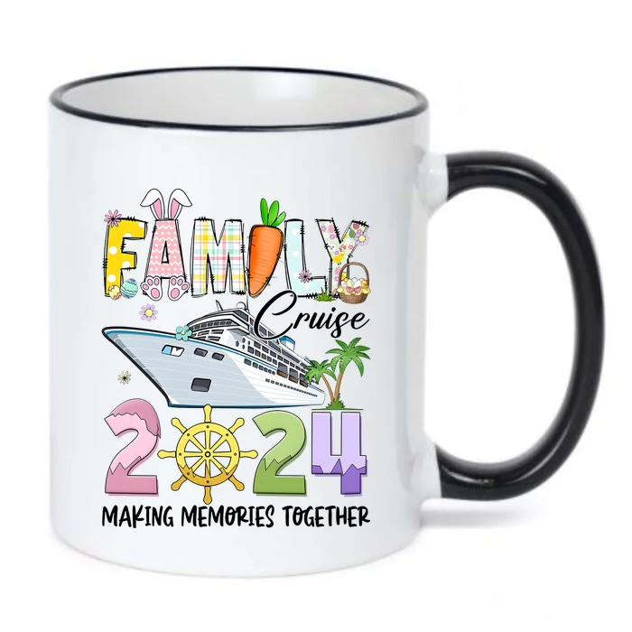 Easter Family Cruise 2024 Making Memories Together Black Color Changing Mug