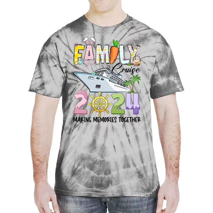 Easter Family Cruise 2024 Making Memories Together Tie-Dye T-Shirt