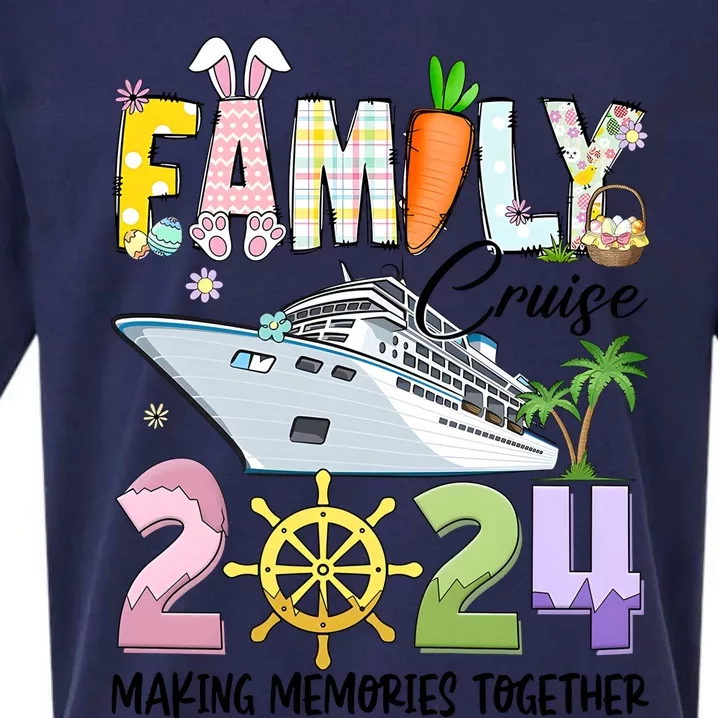 Easter Family Cruise 2024 Making Memories Together Sueded Cloud Jersey T-Shirt