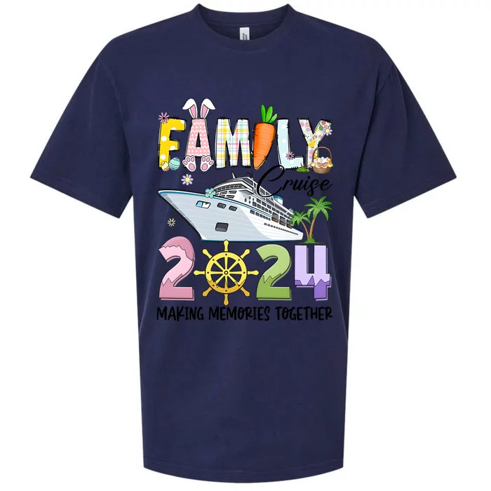 Easter Family Cruise 2024 Making Memories Together Sueded Cloud Jersey T-Shirt