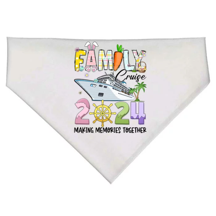 Easter Family Cruise 2024 Making Memories Together USA-Made Doggie Bandana