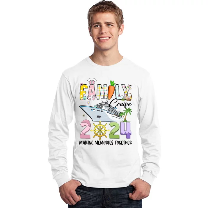 Easter Family Cruise 2024 Making Memories Together Tall Long Sleeve T-Shirt