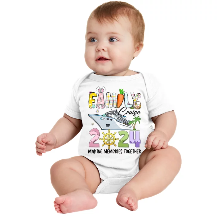 Easter Family Cruise 2024 Making Memories Together Baby Bodysuit