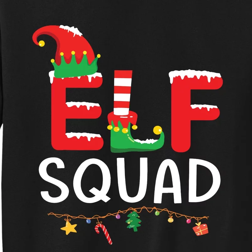 Elf Family Christmas Matching Pajamas Xmas Shirts Elf Squad Sweatshirt