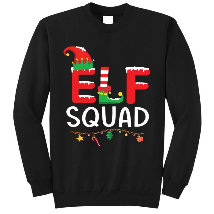 Elf Family Christmas Matching Pajamas Xmas Shirts Elf Squad Sweatshirt