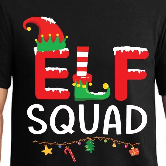 Elf Family Christmas Matching Pajamas Xmas Shirts Elf Squad Pajama Set