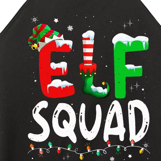 Elf Family Christmas Matching Pajamas Xmas Elf Squad Women’s Perfect Tri Rocker Tank