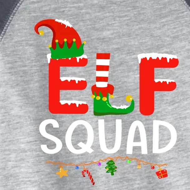 Elf Family Christmas Matching Pajamas Xmas Elf Squad Toddler Fine Jersey T-Shirt