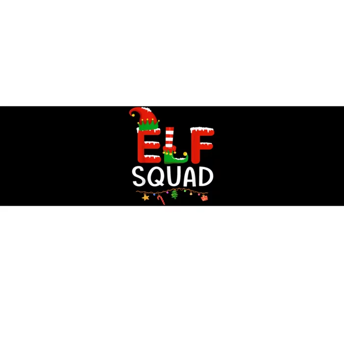 Elf Family Christmas Matching Pajamas XMas Shirt, Elf Squad Bumper Sticker