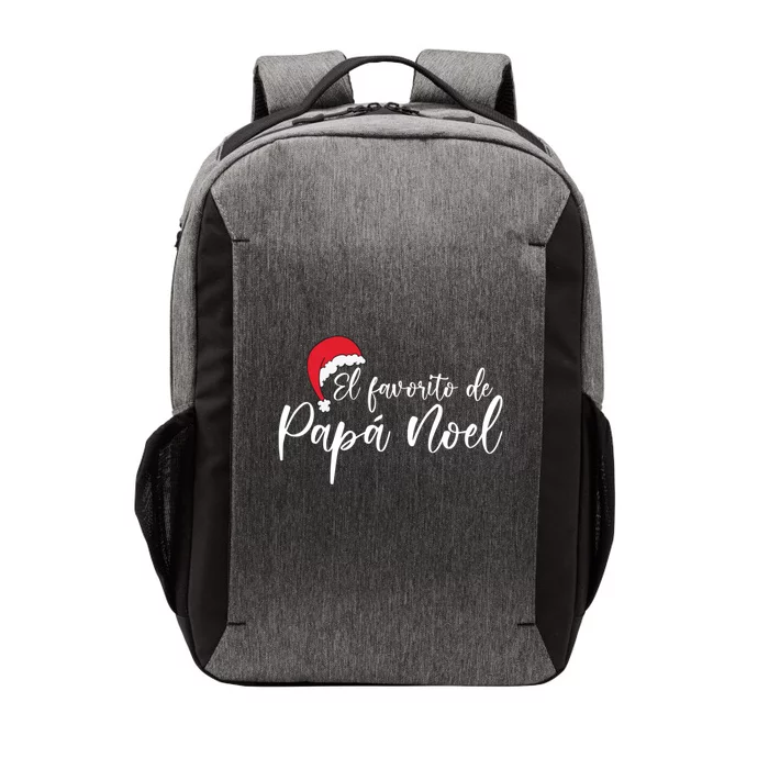 El Favorito De Papá Noel Santa ClausS Favorite Christmas Gift Vector Backpack