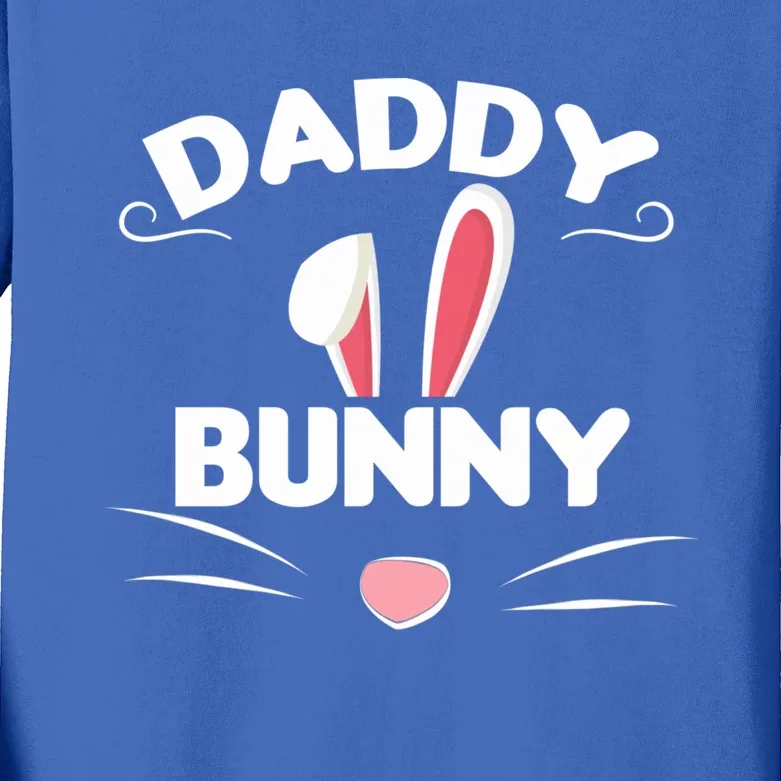 Easter Father Daddy Bunny Easter Dad Bunny Easter Husband Gift Kids Long Sleeve Shirt