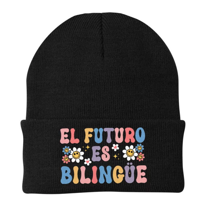 El Futuro Es Bilingue Knit Cap Winter Beanie