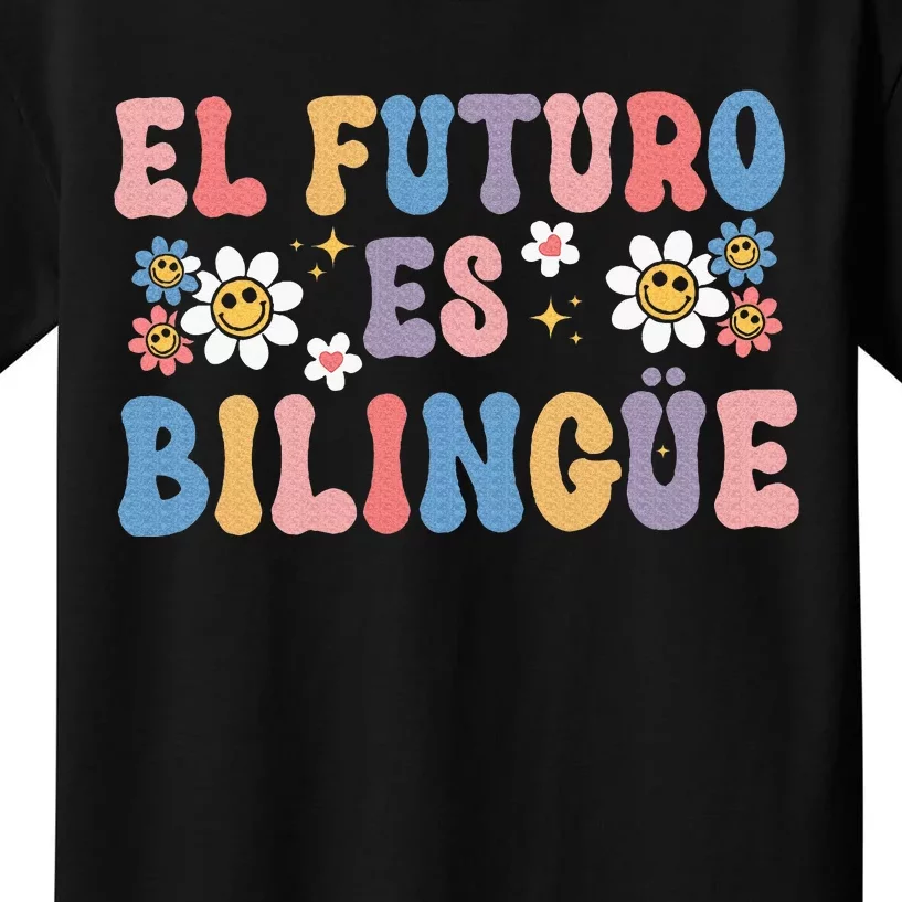 El Futuro Es Bilingue Kids T-Shirt