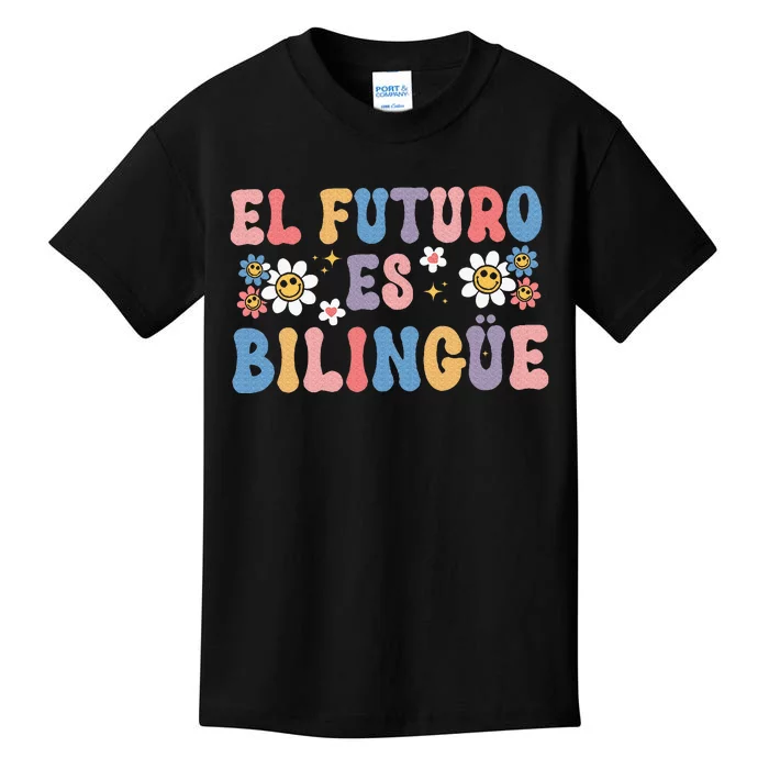 El Futuro Es Bilingue Kids T-Shirt