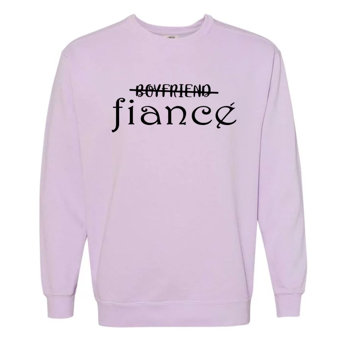 Engagement Fiance Garment-Dyed Sweatshirt