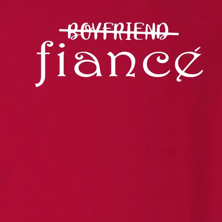 Engagement Fiance Toddler Long Sleeve Shirt