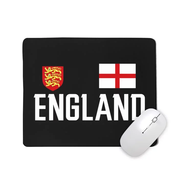 England Flag English Football Soccer Fan Mousepad